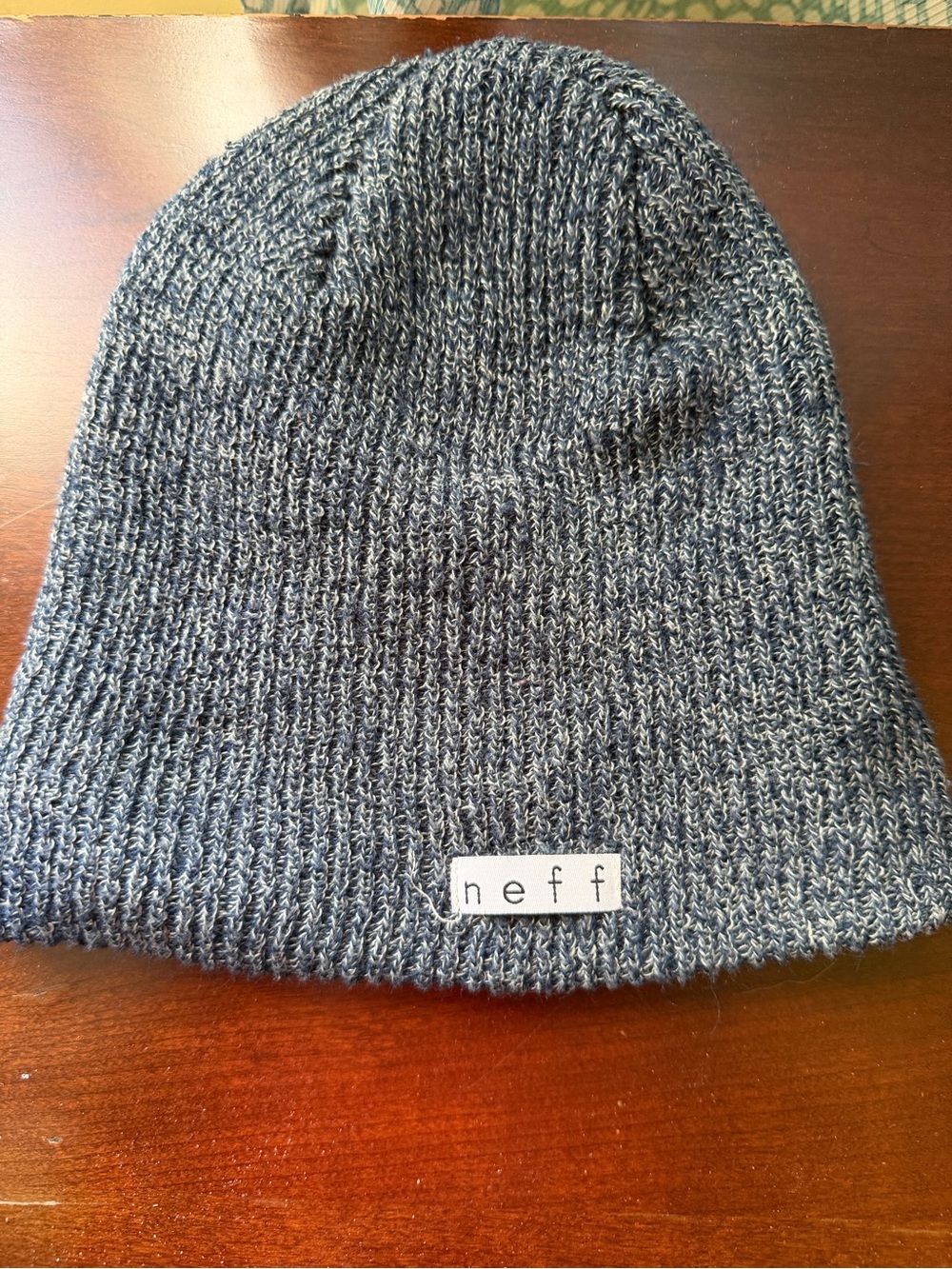 Neff Gray Marled Knit Beanie